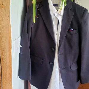 Boys Nautica 3 pc Suit. Dark Grey size 12